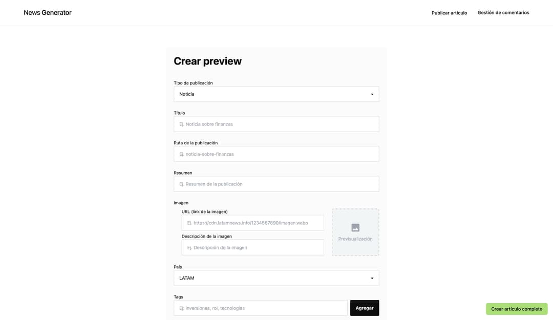 AI-Powered News Management and Publishing Platform